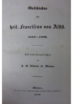 Gefchichte des heil.,1842r.