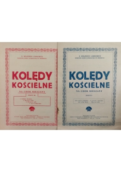 Kolędy kościelne, zeszyt nr 1 i 3