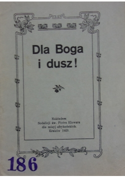 Dla Boga i dusz, 1929 r.