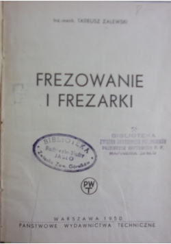 Frezowanie i Frezarki