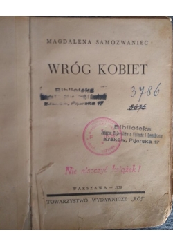Wróg kobiet, 1938r