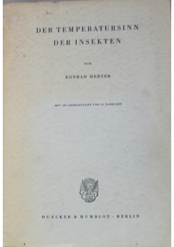 Der Temperatursinn der Insekten