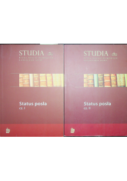 Status posła 2 tomy