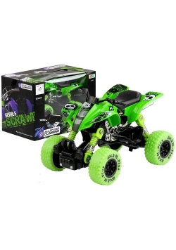 Motocykl motor monster truck amortyzatory 1:32