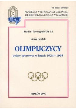 Olimpijczycy polscy sportowcy w latach 1924 1998