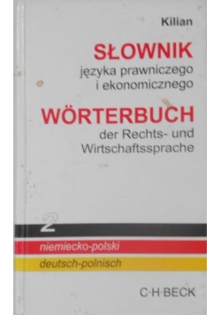 Słownik języka prawniczego i ekonomicznego, niemiecko-polski