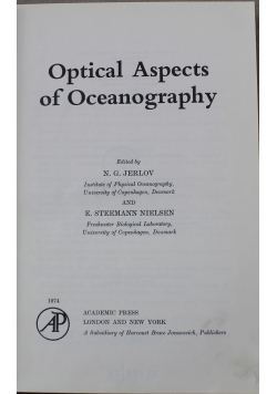 Optical Aspects od Oceanography