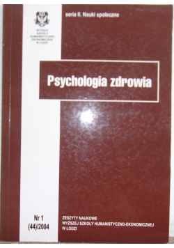 Psychologia zdrowia