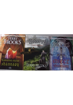 Miecz Shanndry/Kamienie elfów shanndry/Kroniki shanndry- zestaw 3 książek