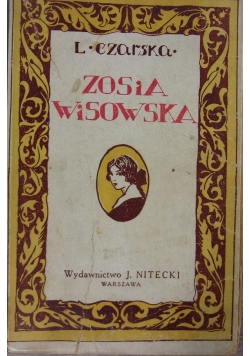 Zosia Wisowska, 1925r.