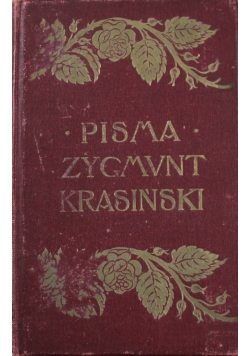 Pisma Zygmunta Krasińskiego tom III  1904 r