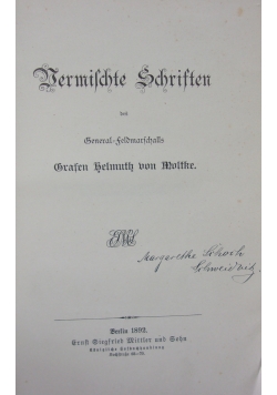 Termischte Schriften,1892r.