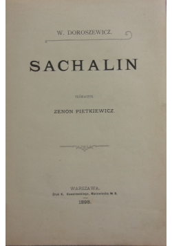 Sachalin, 1898 r.