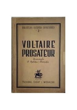 Voltaire Prosateur,1949r.