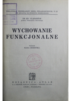 Wychowanie Funkcjonalne 1930 r