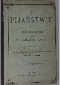 I pijaństwie, 1887r.