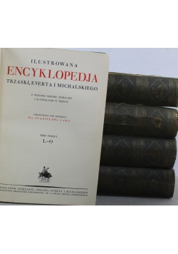 Ilustrowana encyklopedja  5 tomów 1927