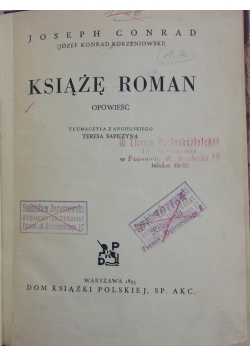 Książę Roman,1935r.