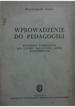 Wprowadzenie do pedagogiki