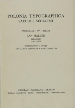 Polonia typographica saeculi sedecimi