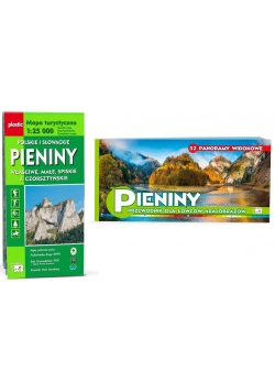 Zestaw dla łowców krajobrazów. Pieniny mapa