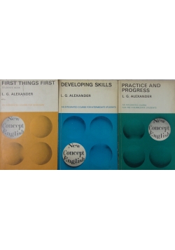 New Concept English ,zestaw 3 książek