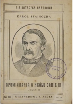 Opowiadania o królu Janie III, Część II, 1916