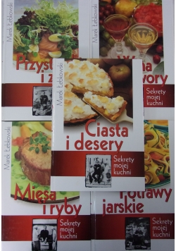Sekrety mojej kuchni, zestaw 5 książek