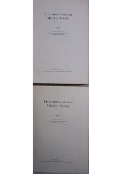 Literatura okresu Młodej Polski, 2 tomy