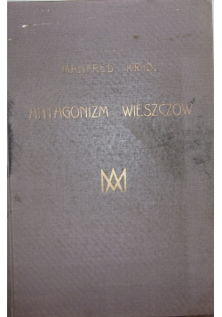 Antagonizm wieszczów, 1925r.
