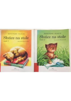 Język polski III: Słońce na stole cz. 1-2, 2 książki