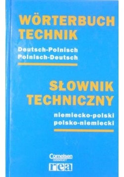 Słownik techniczny niemiecko-polski, polsko-niemiecki