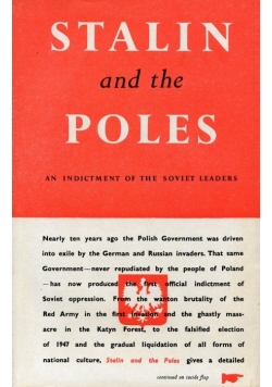 Stalin and the Poles 1949 r.