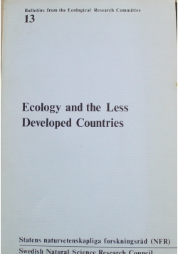 Ecology and the Less Developed Countries