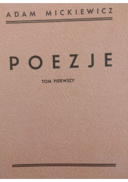 Poezje ,Tom I ,1945r.
