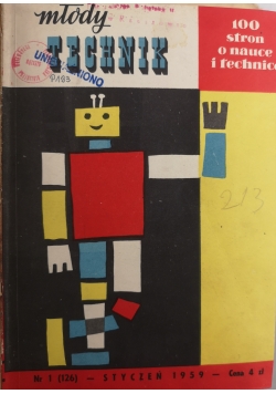 Młody technik, nr 1 do 12