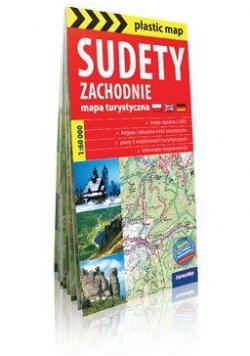 plastic map Sudety Zachodnie 1:60 000 mapa