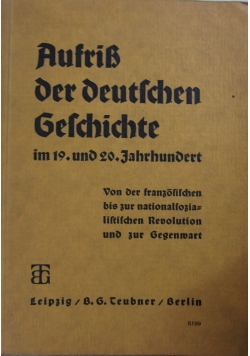 Ausriss der deutschen Geschichte im 19. und 20. Jahrhundert, 1943 r.