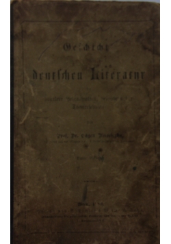 Deutschen Literatur, 1889r.