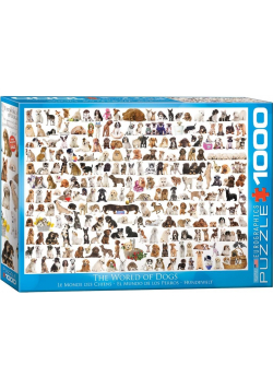 Puzzle 1000 Świat psów