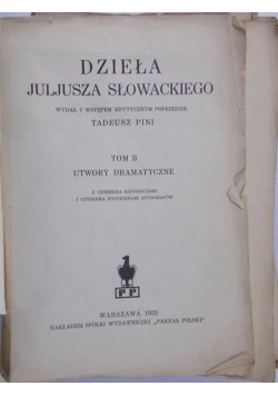 Dzieła Juliusza Słowackiego, 1933 r.