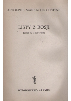 Listy z Rosji
