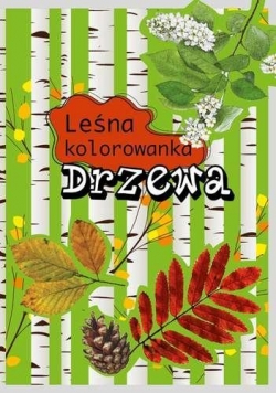 Leśna kolorowanka. Drzewa