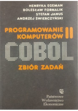 Programowanie komputerów II Cobol Zbiór zadań