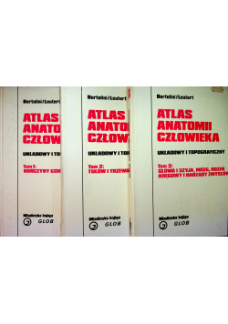 Atlas anatomii człowieka 3 tomy