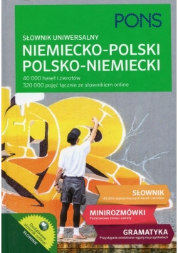 PONS Słownik uniwersalny niemiecko-polski polsko-niemiecki