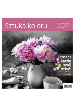 Kalendarz 2022 z naklejkami Sztuka koloru HELMA