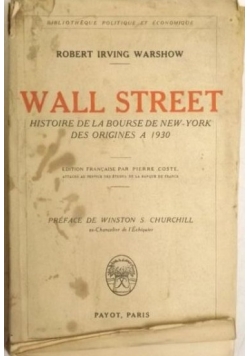 Wall Street, 1930 r.