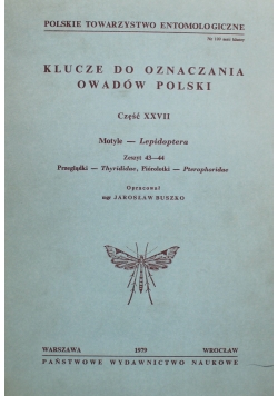 Klucze do oznaczania owadów Polski Zeszyt 43  do 44