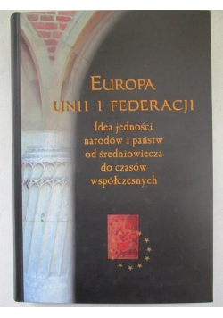 Europa unii i federacji